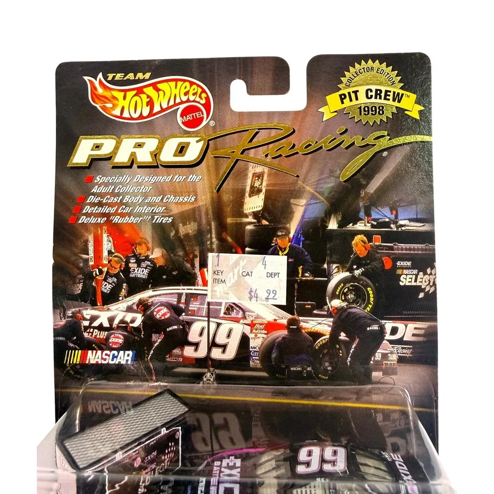Hot Wheels Racing Jeff Burton 99 Exide Ford Taurus Pit Crew Diecast Lot 1998